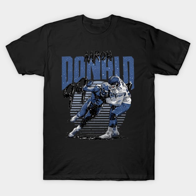 Aaron Donald Los Angeles R Rise T-Shirt by binchudala